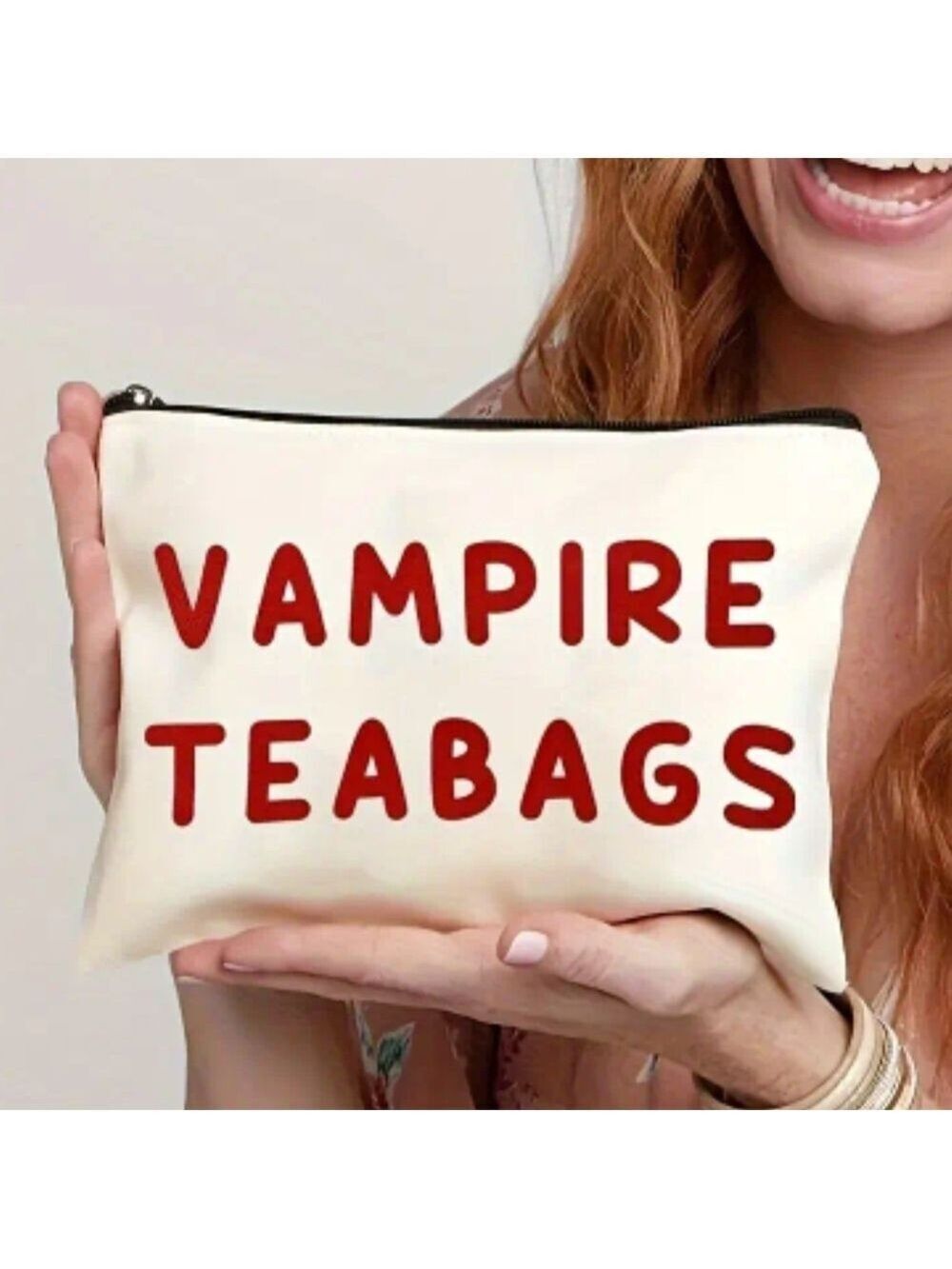 Vampire Teabags Cosmetics Pouch